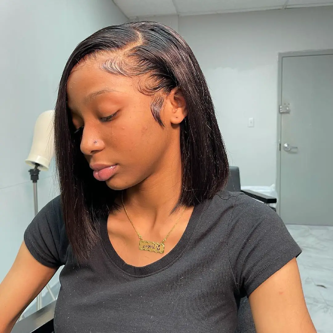 35-best-hairstyles-for-black-women-with-medium-length-hair Blunt Lob
