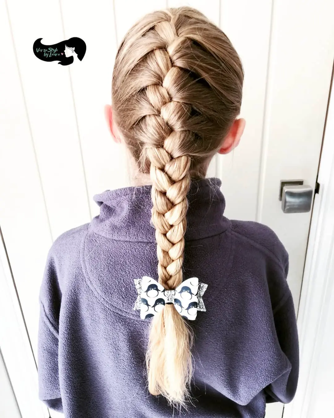 35-best-hairstyles-for-little-girls French Braid