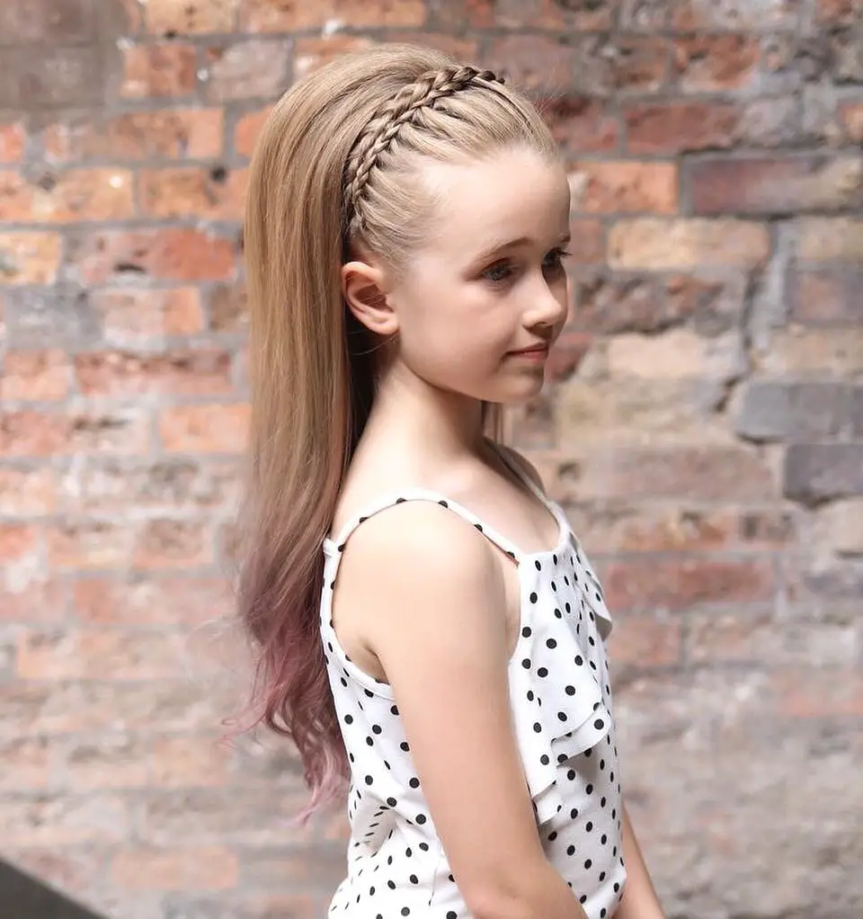 35-best-hairstyles-for-little-girls Headband Braid