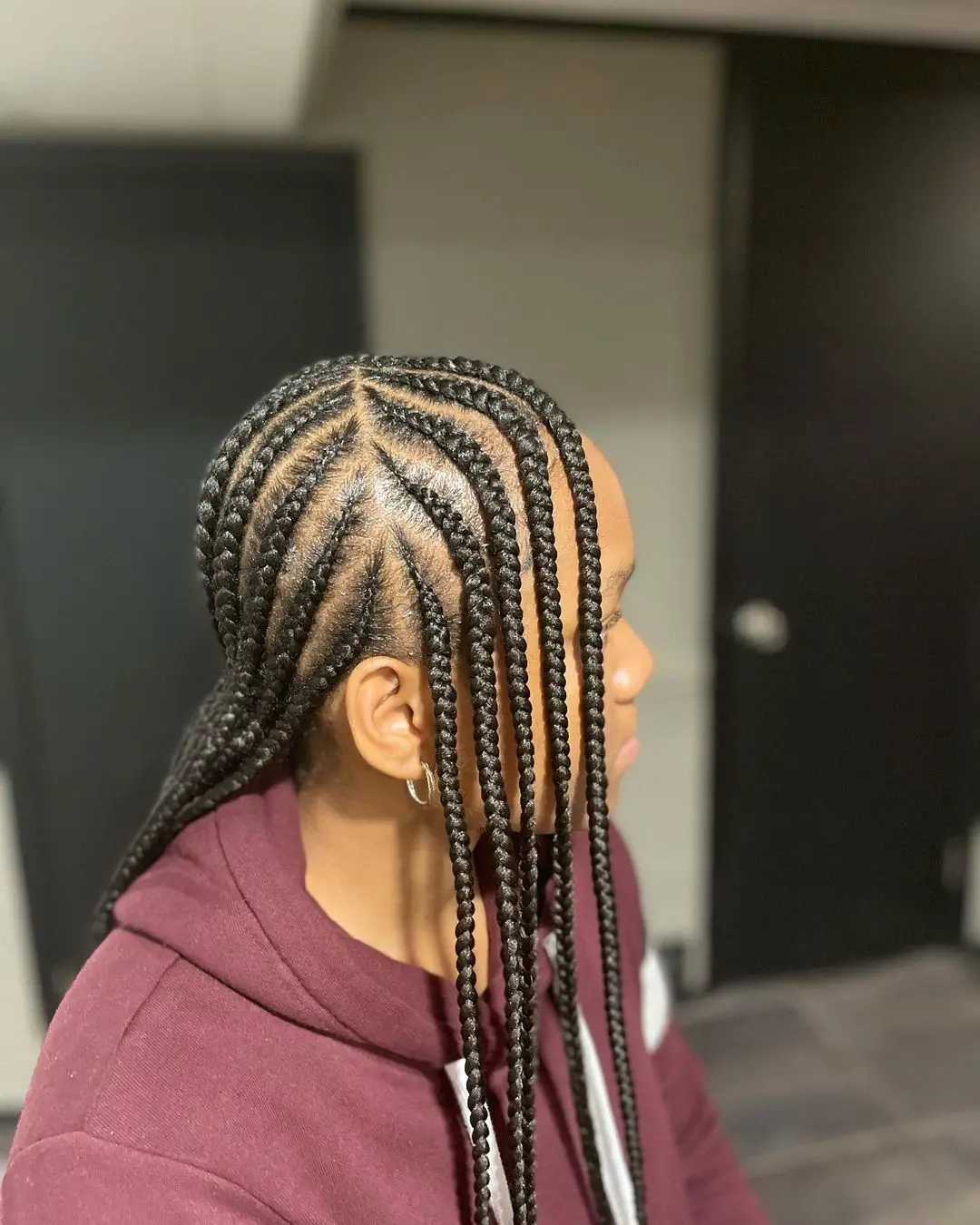50-best-braided-hairstyles-for-black-women Pop Smoke braids with a Twist