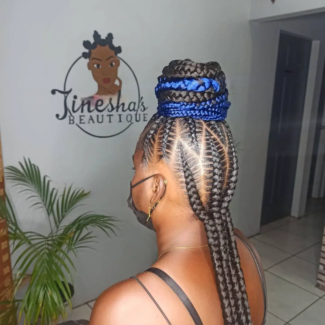 50-best-braided-hairstyles-for-black-women Trinibraider Bun