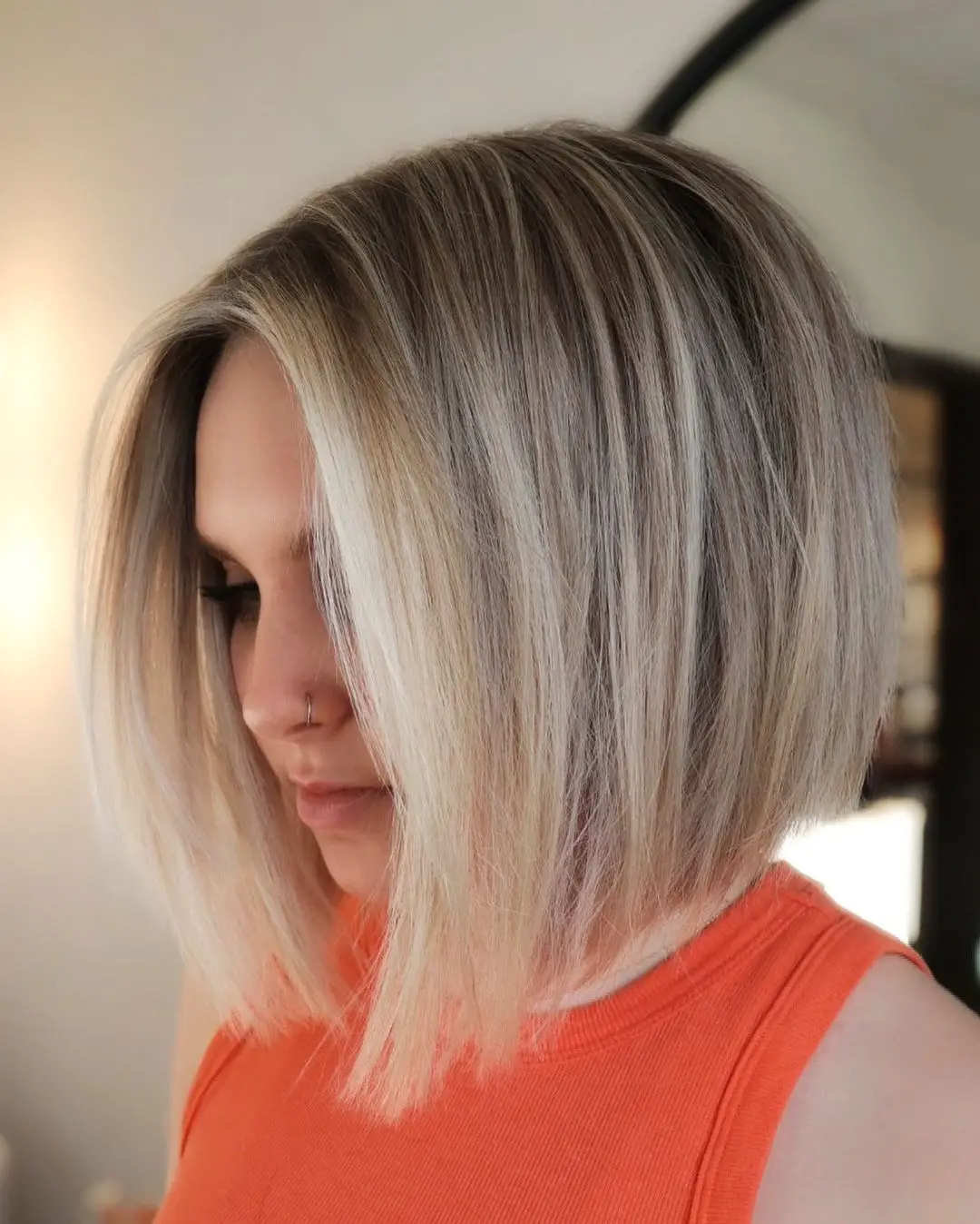 20-best-hairstyles-for-hispanic-women-with-blonde-hair Textured Angled Bob