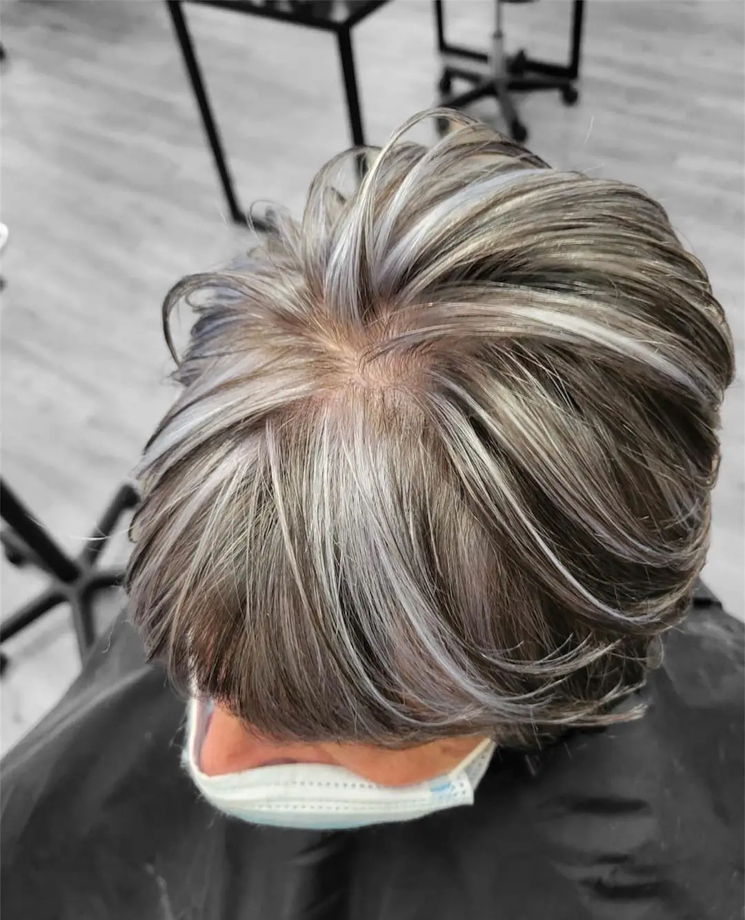 30-gray-and-038-silver-highlights-on-brown-hair-trending-light-and-038-dark-ideas Bold Blonde and Brown Slices
