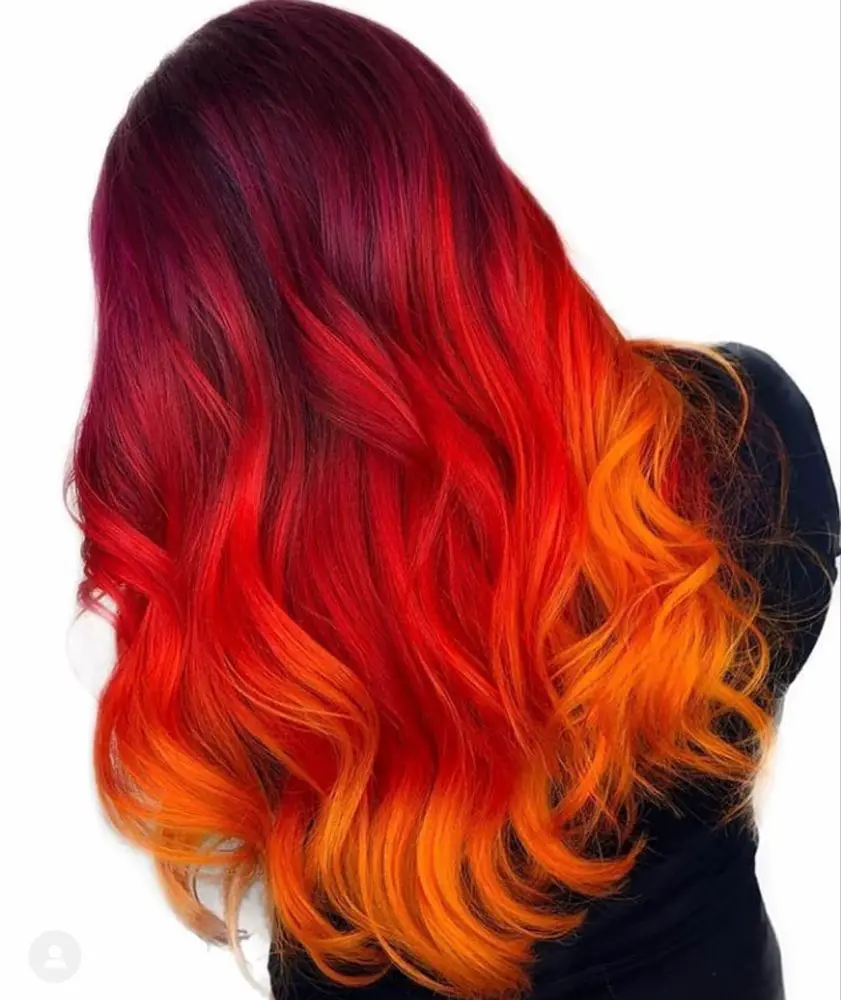 31-best-multicolored-hair-ideas-trending-styles-to-try Fire Ombre