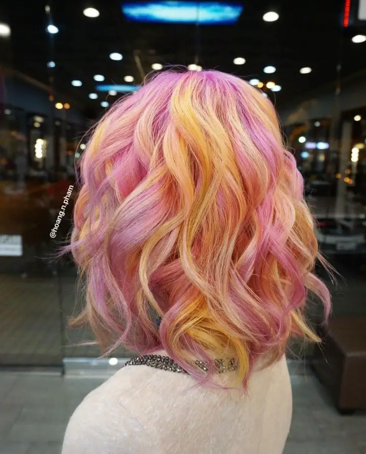 31-best-multicolored-hair-ideas-trending-styles-to-try Pink Lemonade