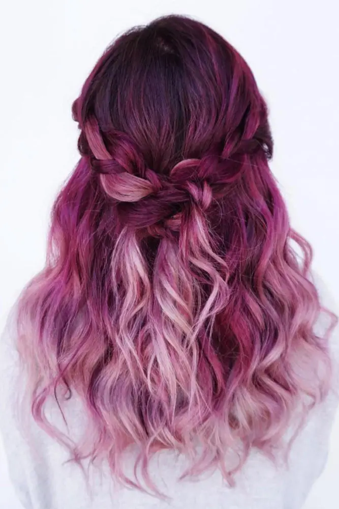 31-best-multicolored-hair-ideas-trending-styles-to-try Purple And Pink