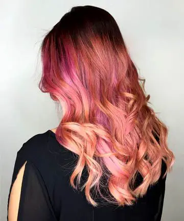 31-best-multicolored-hair-ideas-trending-styles-to-try Sunset Waves