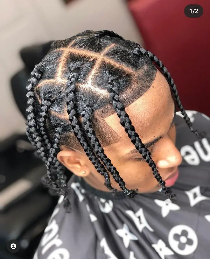 33-best-haircuts-for-men-with-square-faces-trending-this-year Box Braids