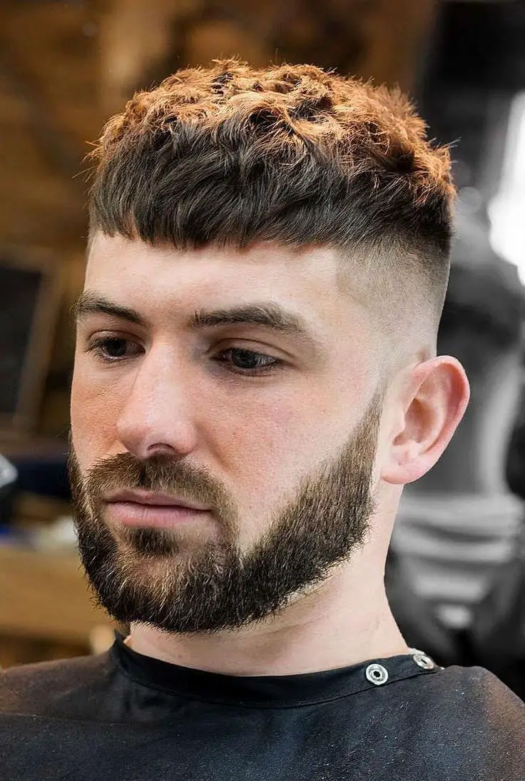 33 Best Haircuts For Men With Square Faces Trending This Year Caesar Cut 