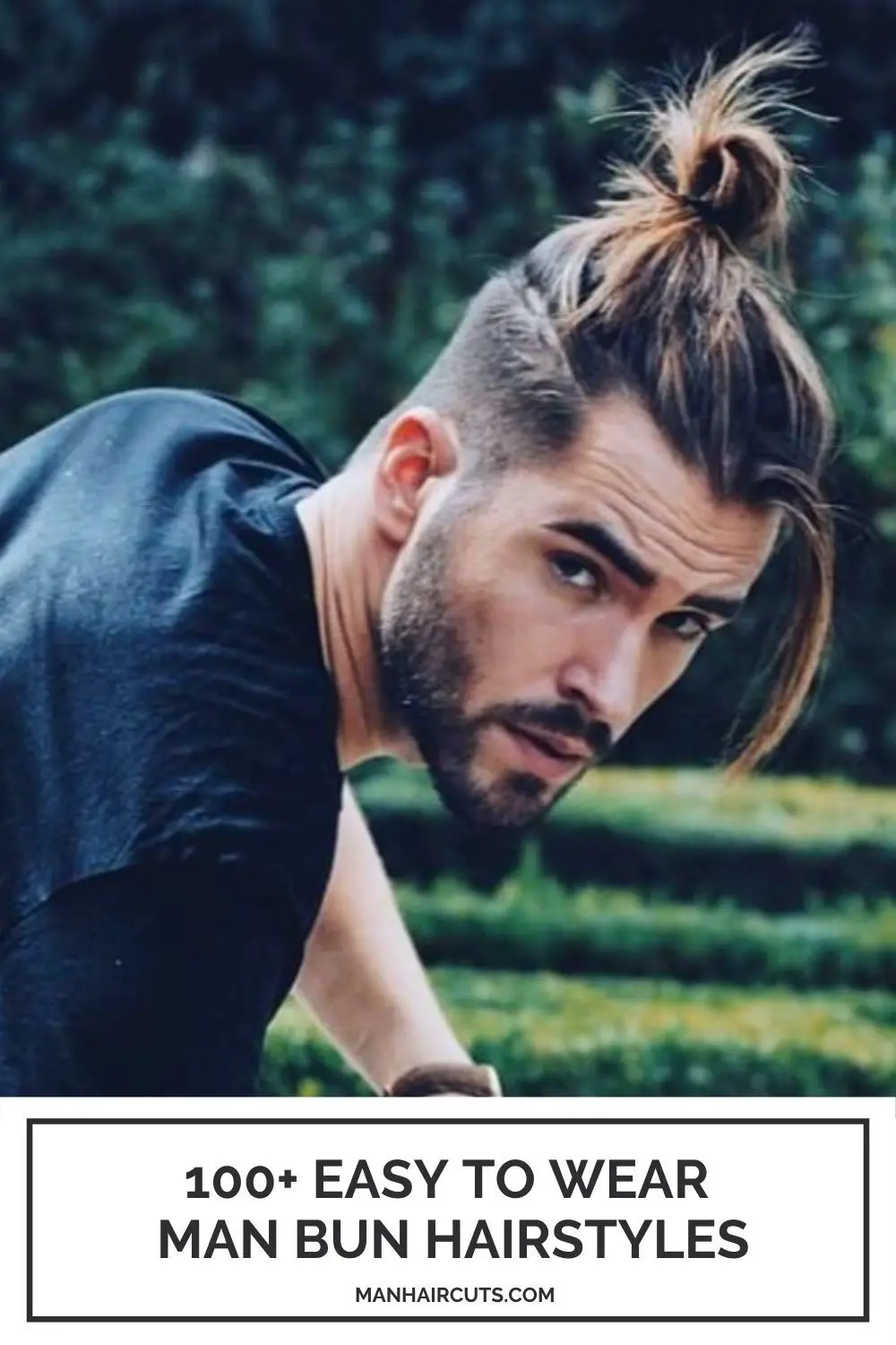 33-best-haircuts-for-men-with-square-faces-trending-this-year Man Bun