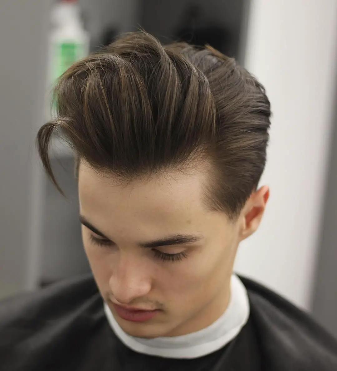33-medium-length-hairstyles-for-men-that-are-low-maintenance Full Pompadour