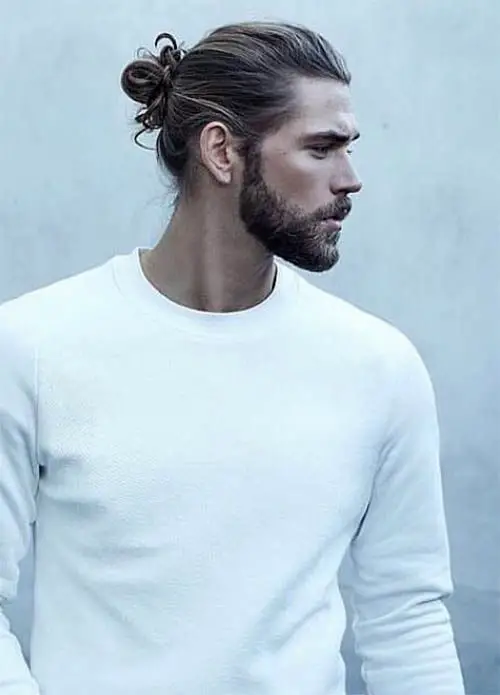 33-medium-length-hairstyles-for-men-that-are-low-maintenance Man Bun