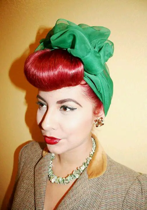 35-beautiful-scarf-in-hair-ideas-trending-styles-to-try Vintage Bumper Bangs