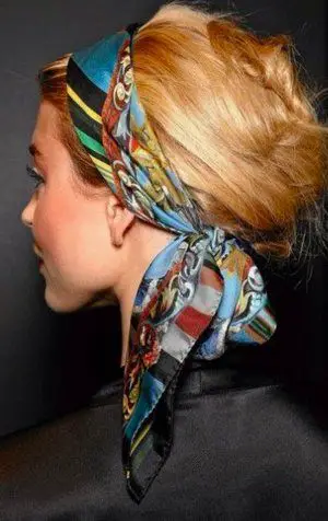 35-beautiful-scarf-in-hair-ideas-trending-styles-to-try Vintage Wrap Around Headscarf