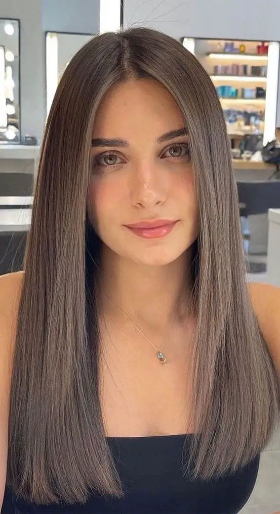 35-best-straight-hair-ideas-trending-hairstyles-to-try Middle Parting