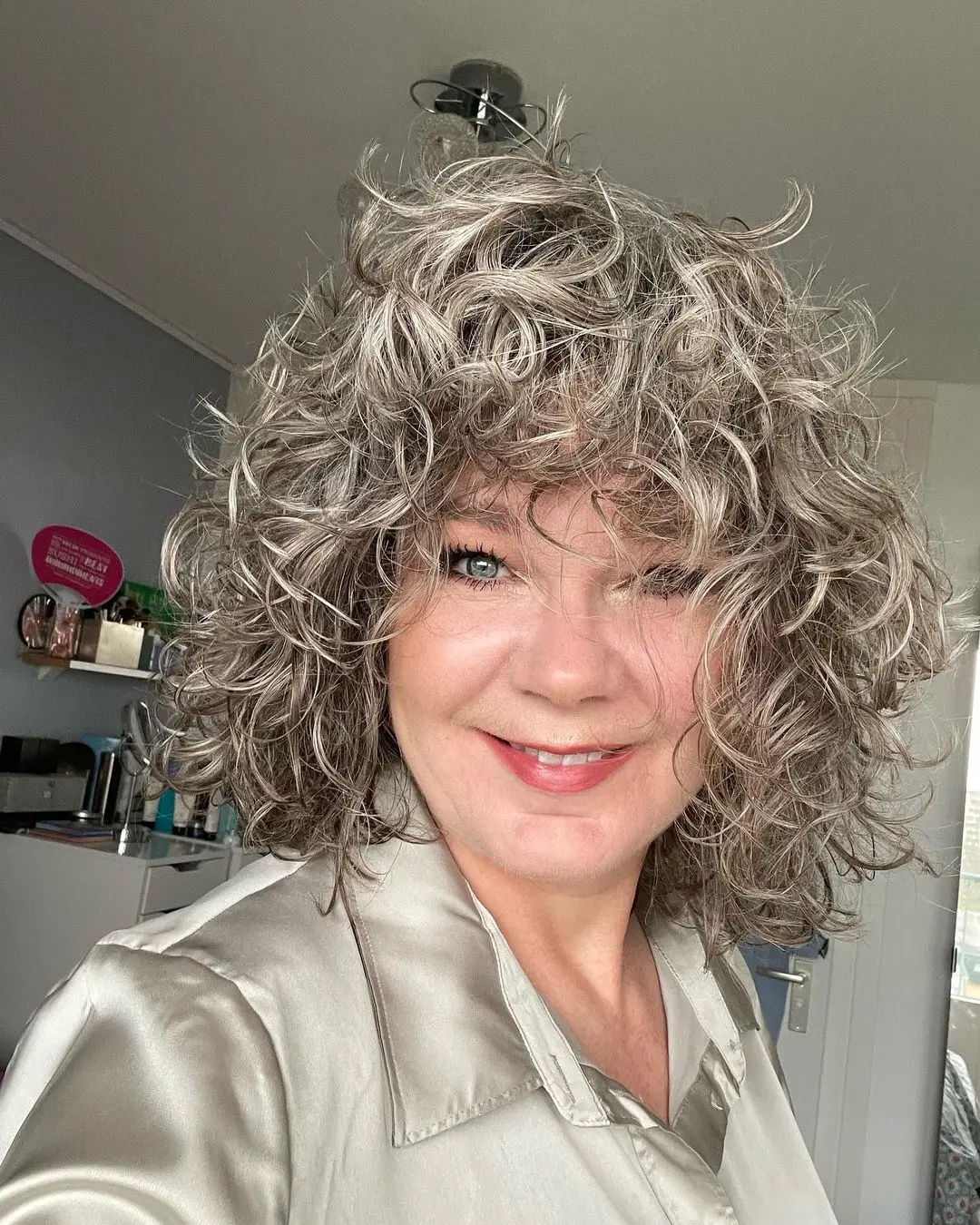 36-hairstyles-for-gorgeous-gray-hair Curly Gray Hair