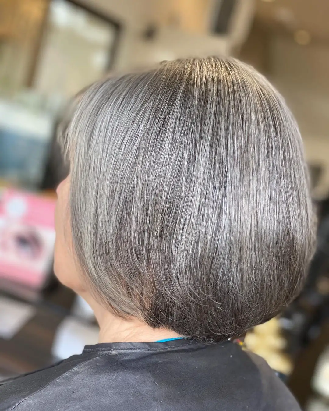 36-hairstyles-for-gorgeous-gray-hair Cute Gray Bob