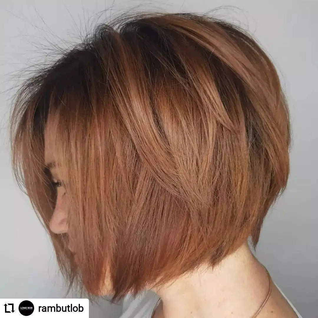 40-best-stacked-bob-haircut-ideas Chic Square shaped Bob