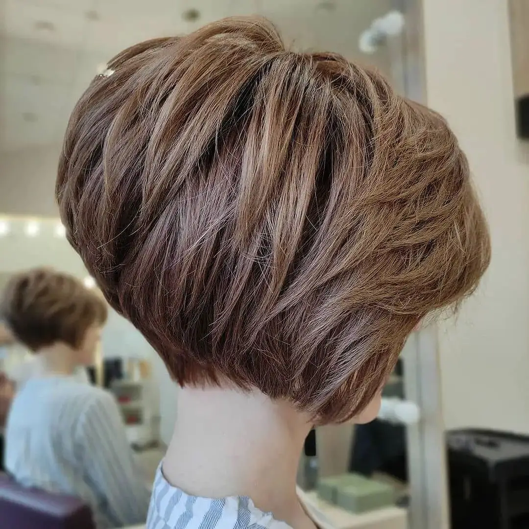 40-best-stacked-bob-haircut-ideas Short Stacked Bob for Thick Hair