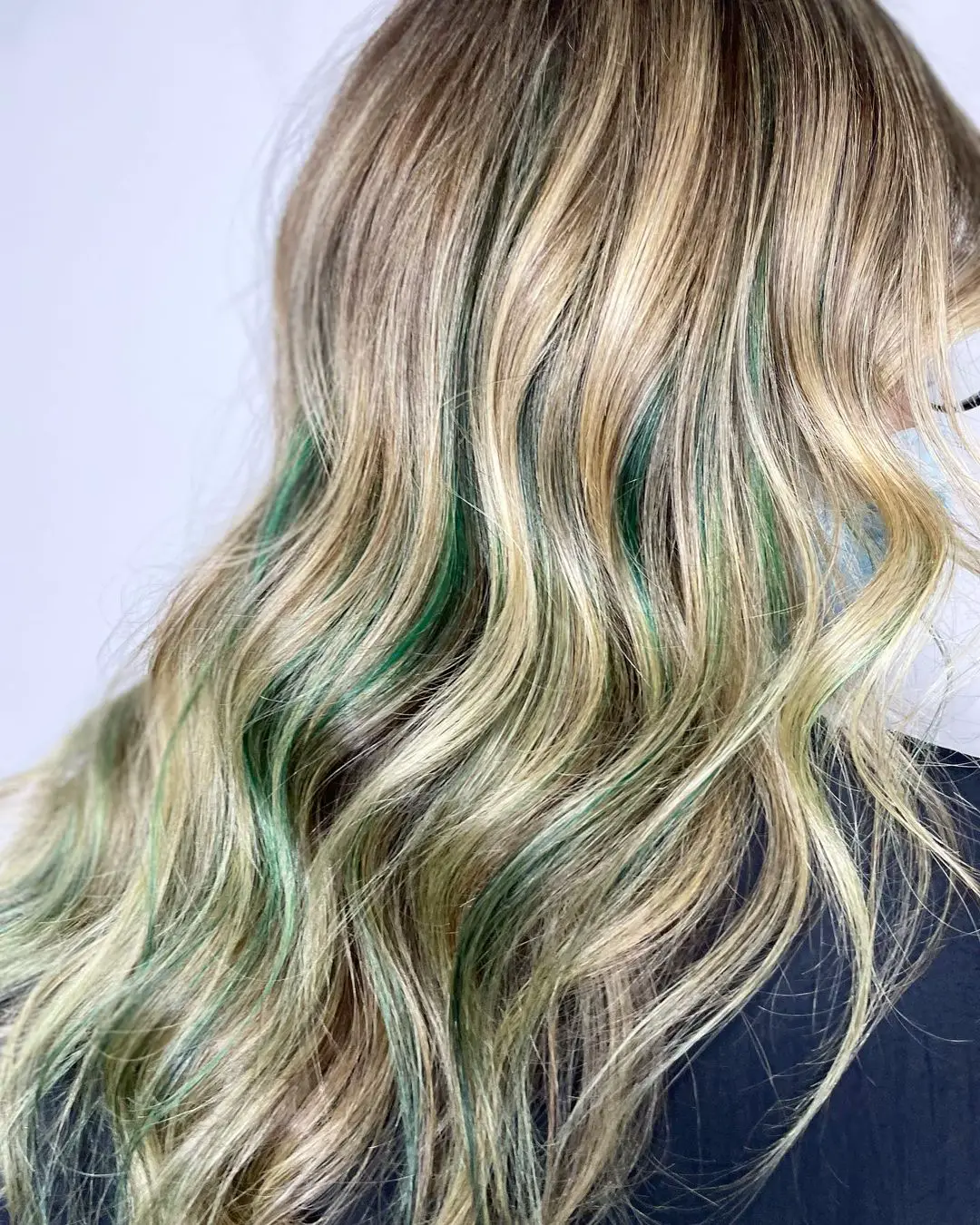 40-peekaboo-highlights-ideas-for-your-hair Green Envy