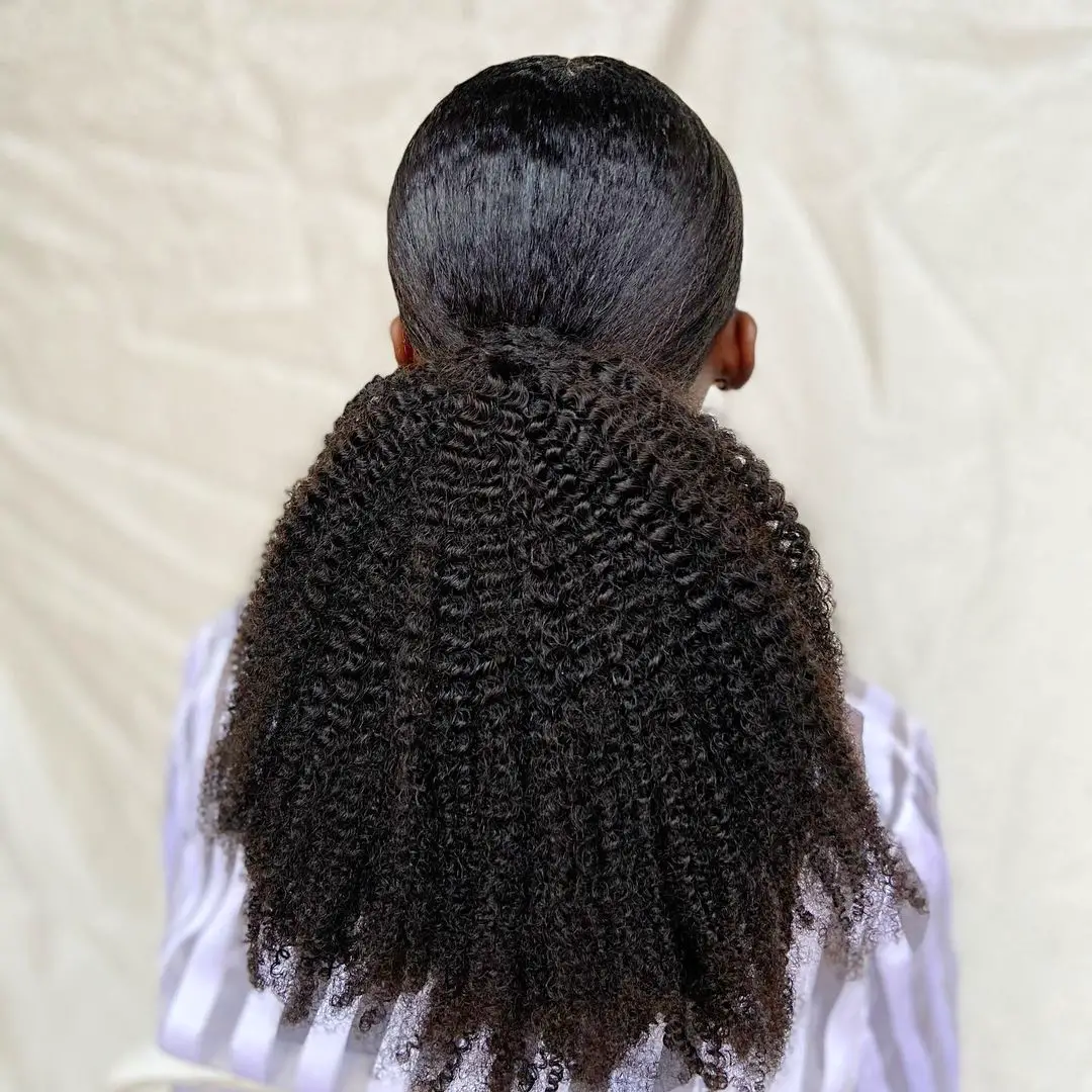 40-ponytail-hairstyles-for-black-women-braided-and-038-natural Kinky Coils