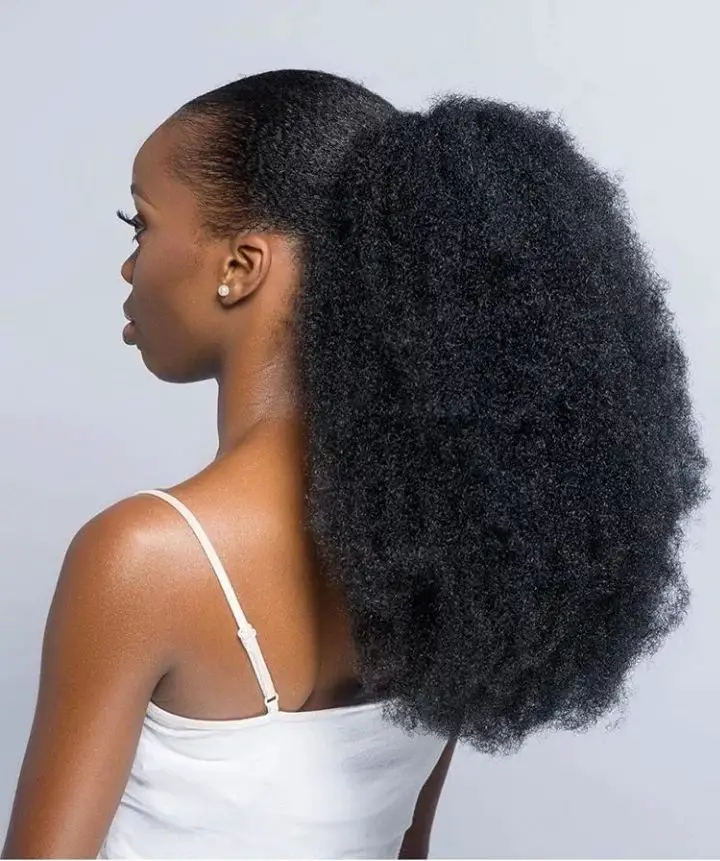 40-ponytail-hairstyles-for-black-women-braided-and-038-natural Thick Afrocentric Ponytail