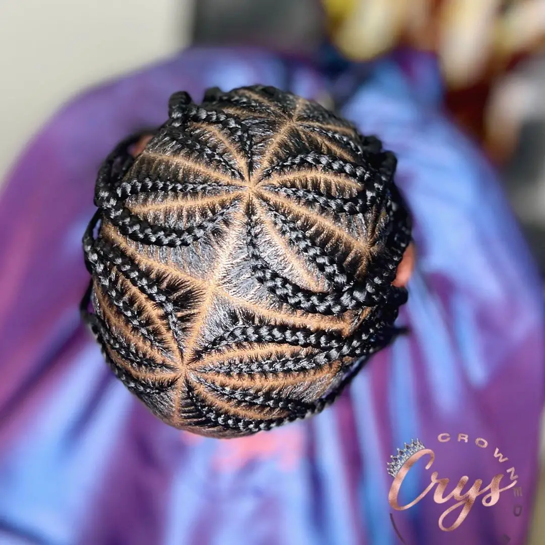 42-coolest-braid-hairstyles-for-black-men Designer Cornrows