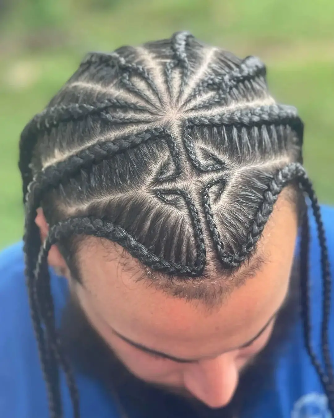 42-coolest-braid-hairstyles-for-black-men Geometric Pop Smoke Braids