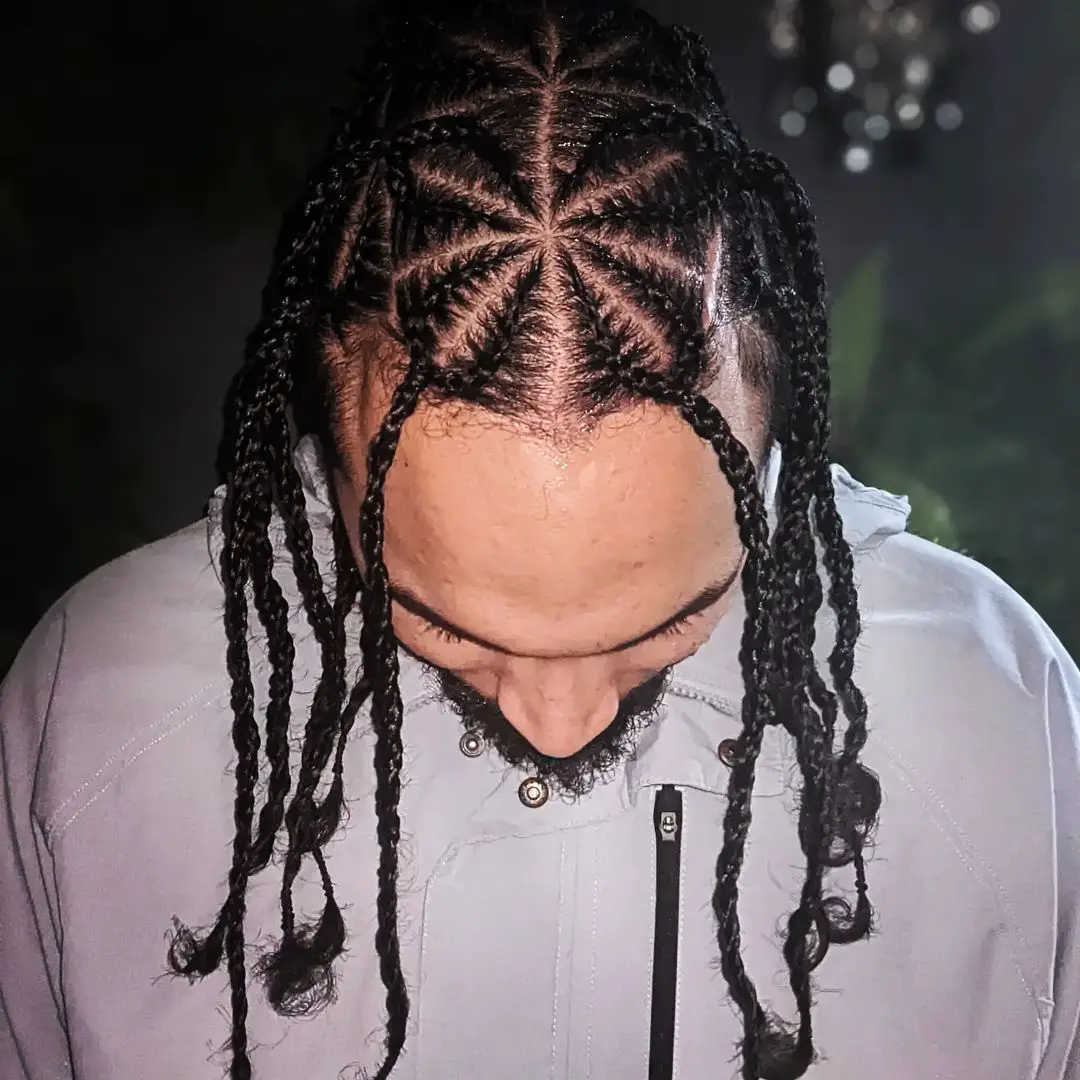 42-coolest-braid-hairstyles-for-black-men Spiderweb Braids