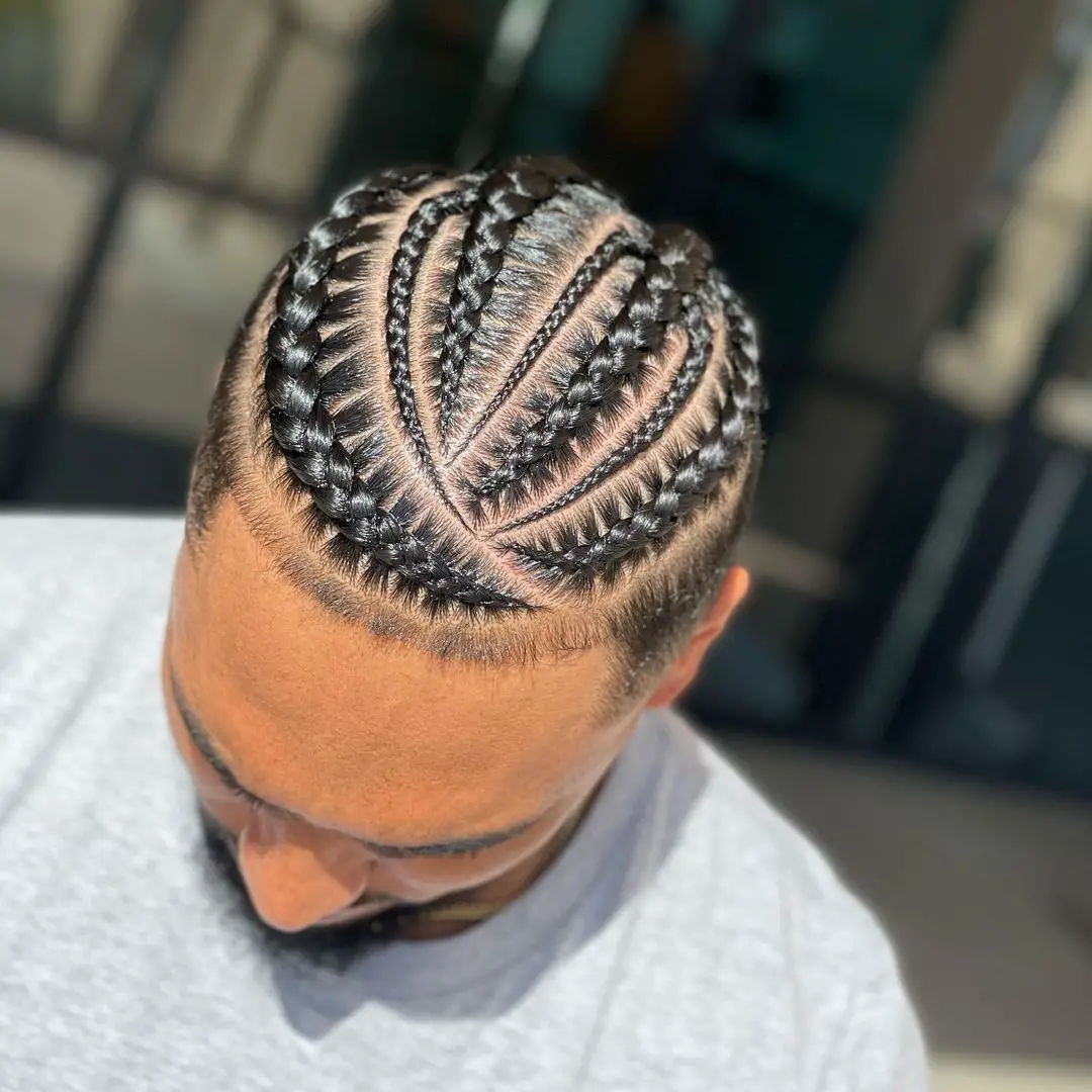42-coolest-braid-hairstyles-for-black-men Stylish Cornrows with Undercut
