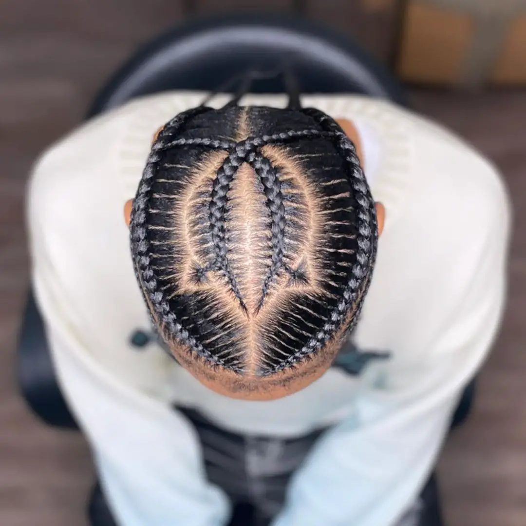 42-coolest-braid-hairstyles-for-black-men The Shield