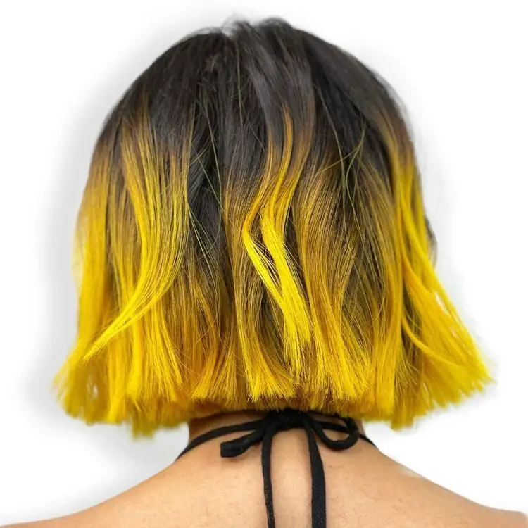 45-sexy-black-hair-ideas-trending-colors-to-try-in-2023 Deep Yellow Highlights