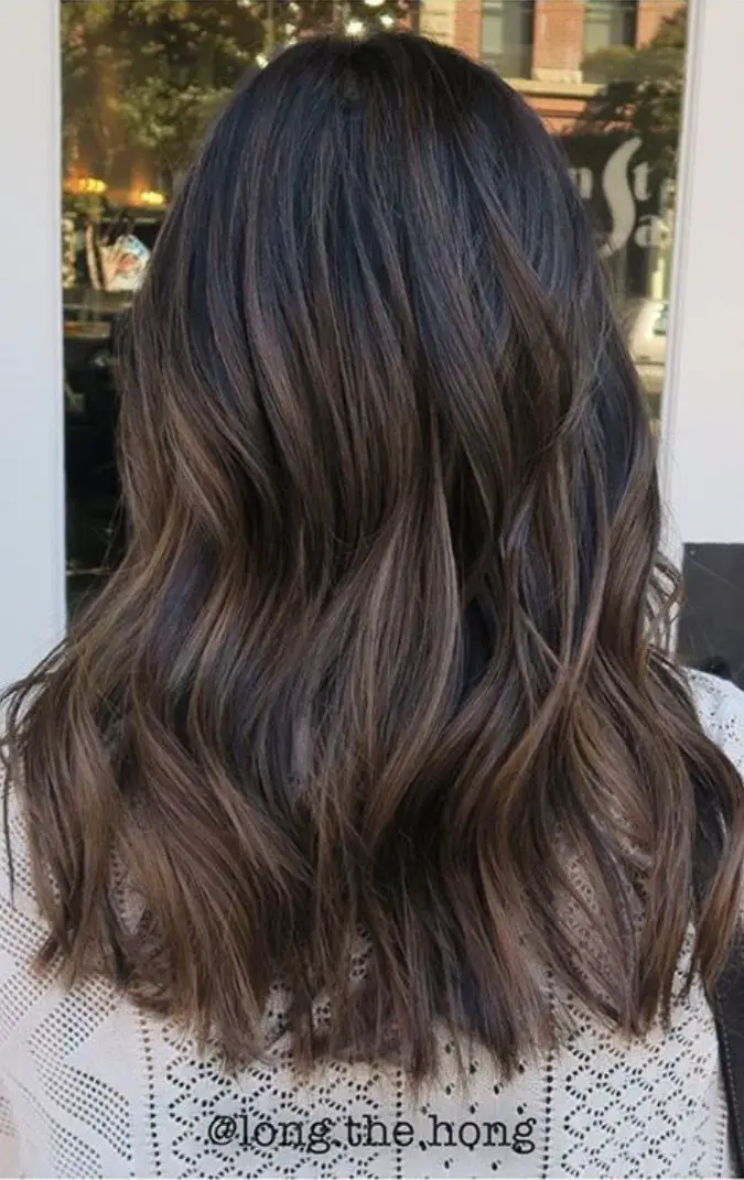 45-sexy-black-hair-ideas-trending-colors-to-try-in-2023 Natural Highlights