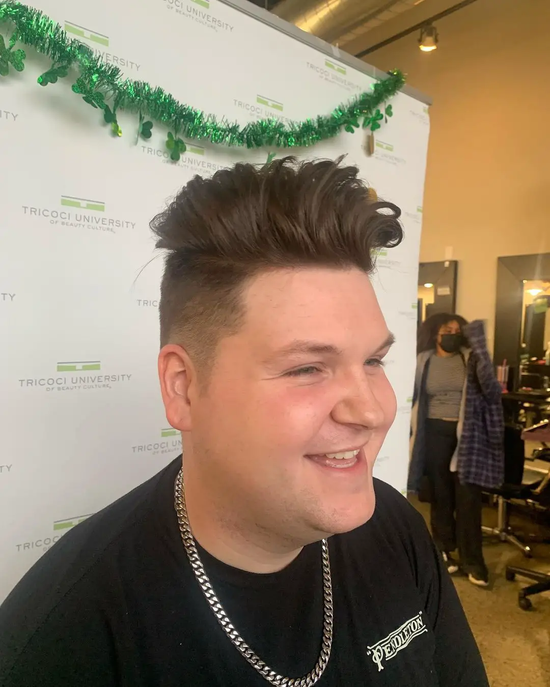 50-best-hairstyles-for-big-men Disconnected Fade and Quiff
