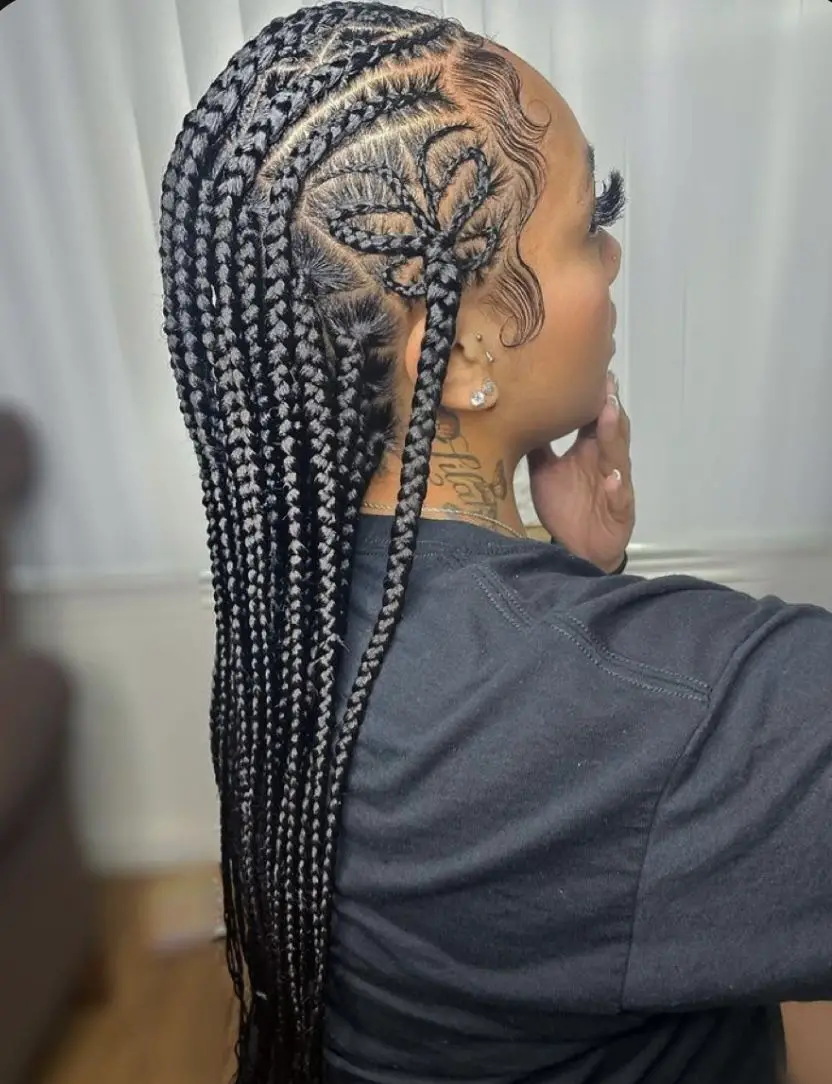 50-best-tribal-braid-hairstyles-trending-this-year Butterfly Design