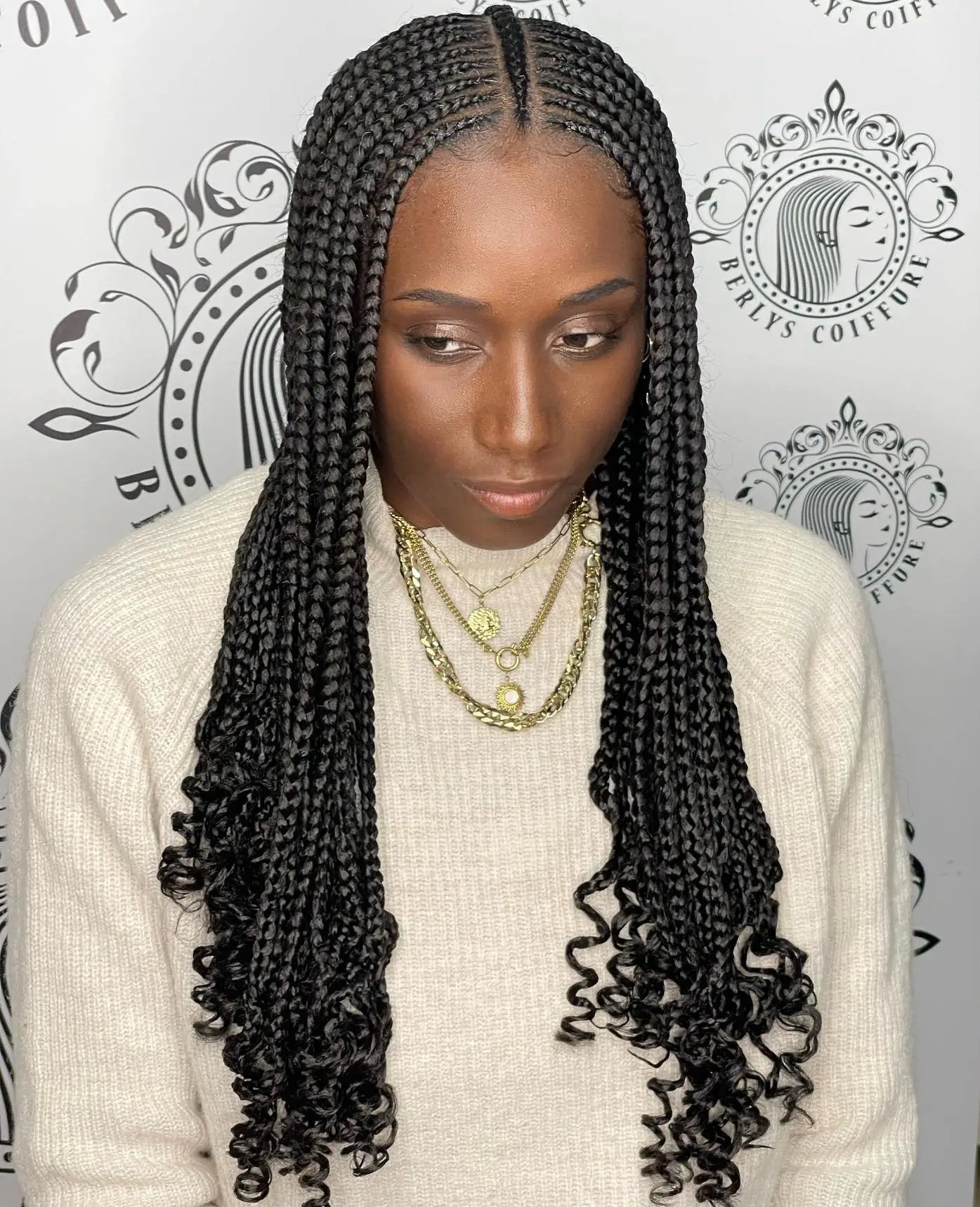 50-best-tribal-braid-hairstyles-trending-this-year Curly Ends