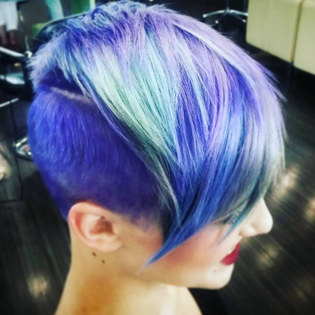 50-coolest-shaved-haircuts-for-women-short-back-and-038-sides Punky Mermaid