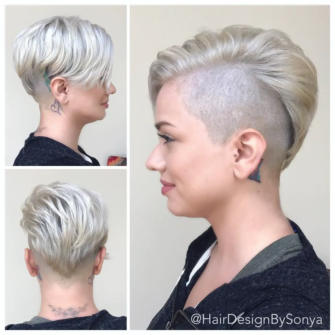 50-coolest-shaved-haircuts-for-women-short-back-and-038-sides Shaved Back and Sides with Longer Hair On Top