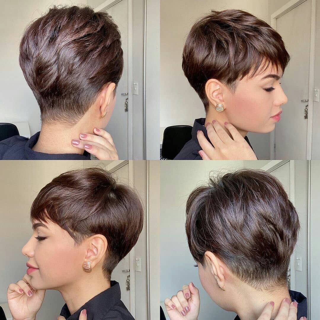50-coolest-shaved-haircuts-for-women-short-back-and-038-sides Sophisticated Pixie Cut with Undercut