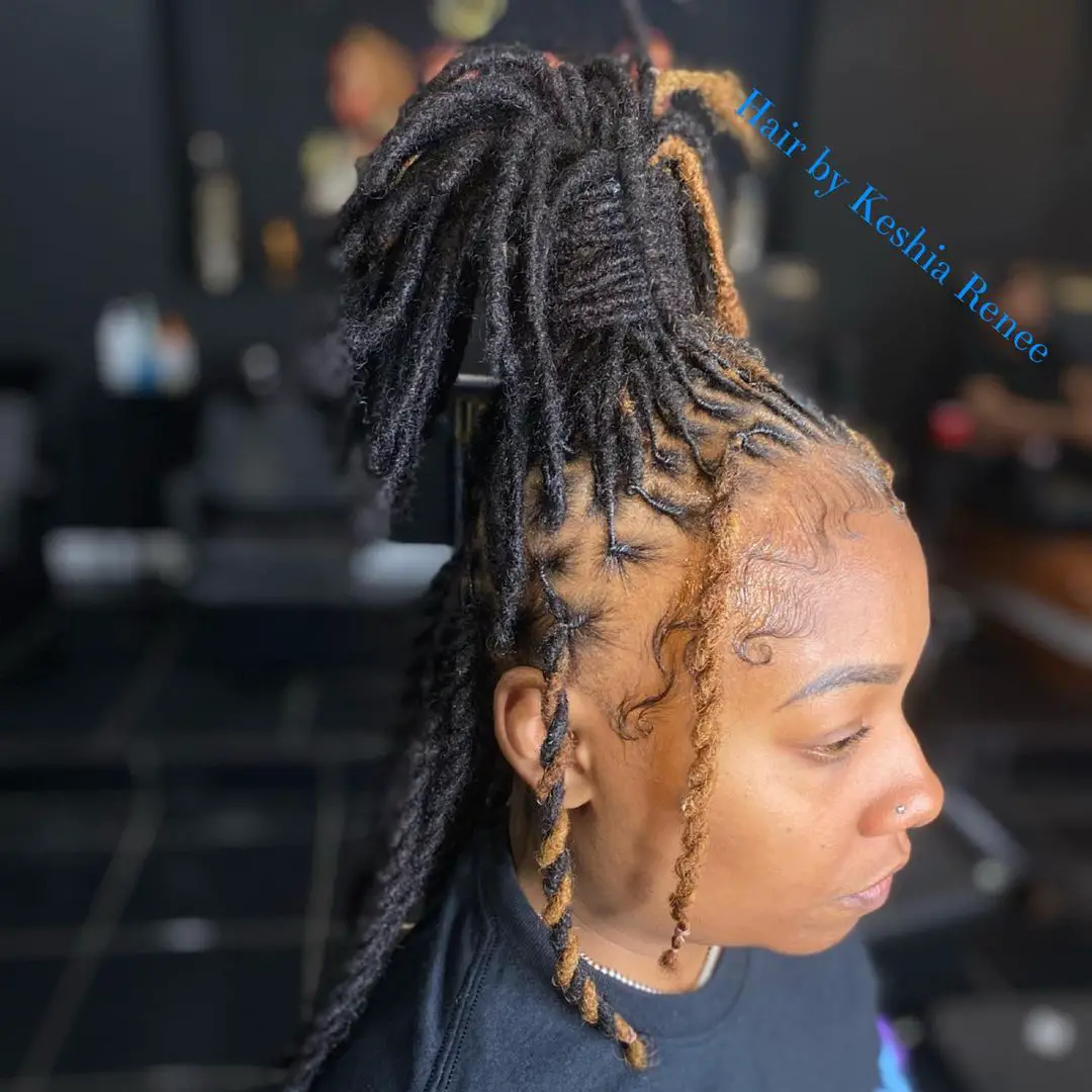 50-loc-styles-for-women-easy-starter-dreads-youand-8217-ll-love Funky Fountain Locs