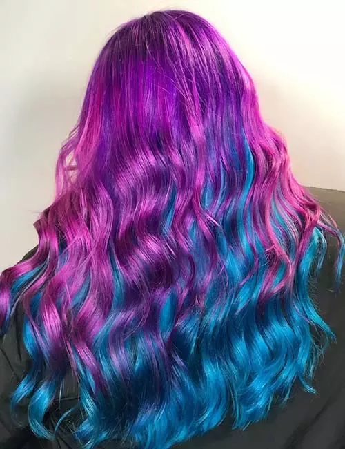 51-blue-and-purple-hair-ideas-trending-colors-to-try Blueberry Blend