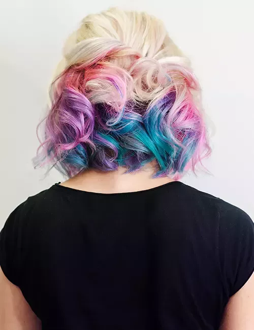 51-blue-and-purple-hair-ideas-trending-colors-to-try Galactic Swirls