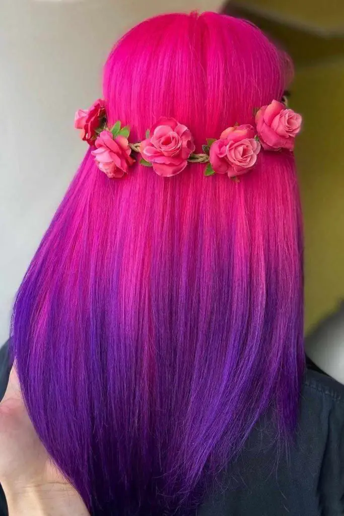 51-blue-and-purple-hair-ideas-trending-colors-to-try Pink To Dark Purple Ombre