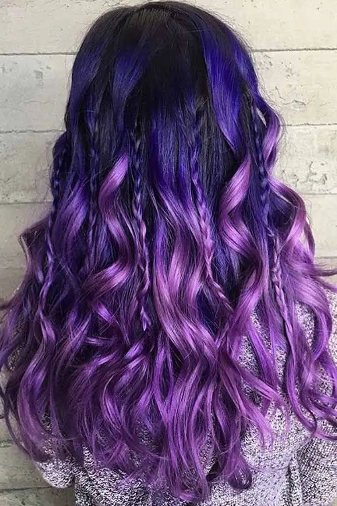 51-blue-and-purple-hair-ideas-trending-colors-to-try Viking Galaxy