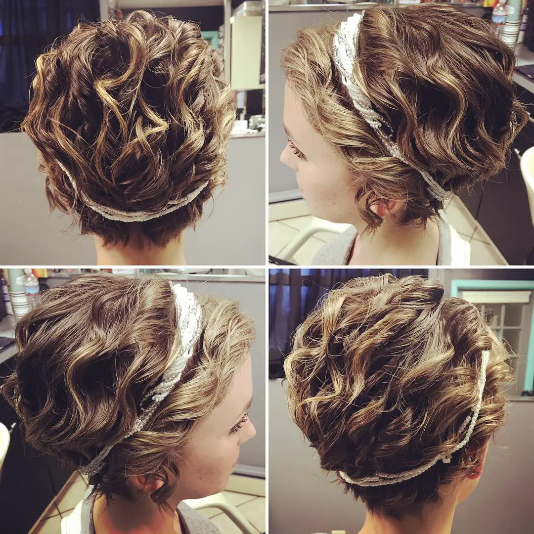 51-homecoming-prom-hairstyles-for-girls-with-short-hair Curly Pixie Cut with Headband