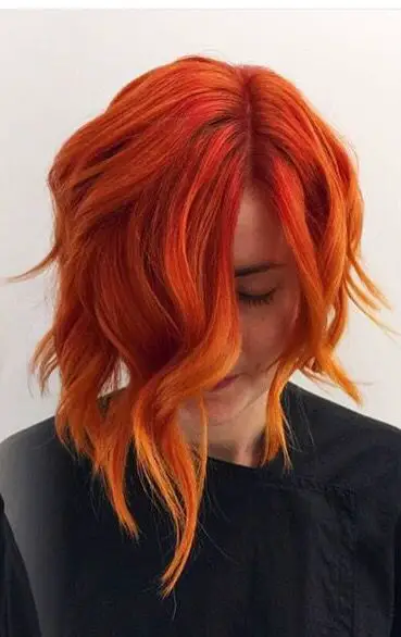 53-orange-hair-color-ideas-dark-burnt-red-orange-and-038-more Blood Orange