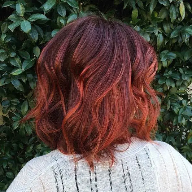 53-orange-hair-color-ideas-dark-burnt-red-orange-and-038-more Burnt Orange