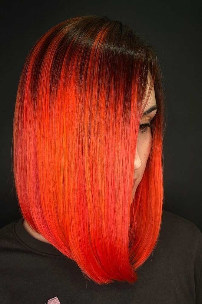 53-orange-hair-color-ideas-dark-burnt-red-orange-and-038-more Dark To Orange Bob