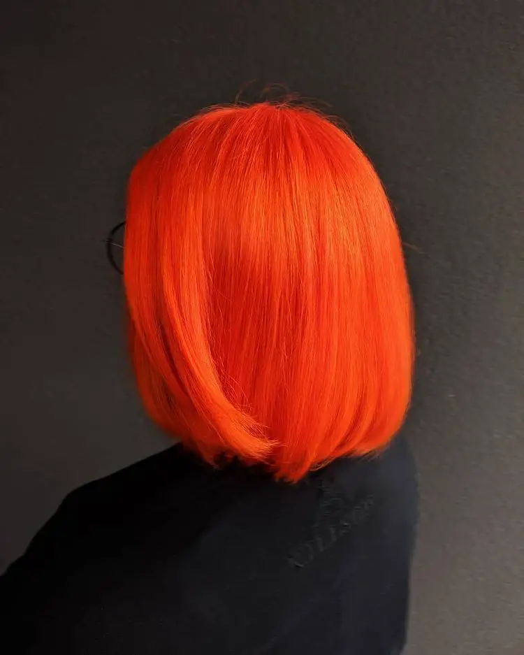 53-orange-hair-color-ideas-dark-burnt-red-orange-and-038-more Neon Orange
