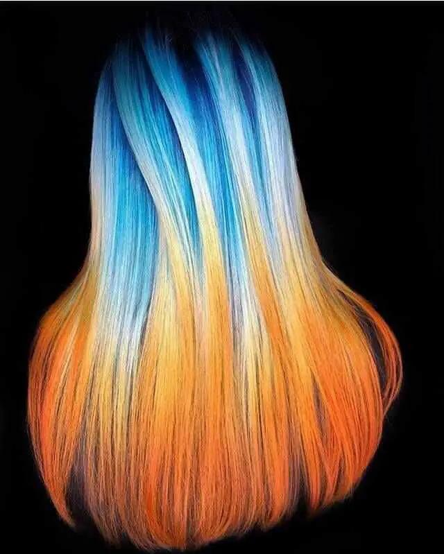 53-orange-hair-color-ideas-dark-burnt-red-orange-and-038-more Orange And Blue